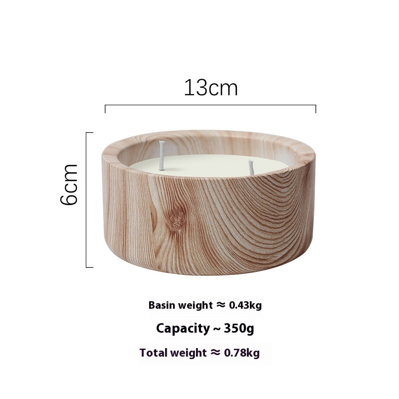 Ceramic Aromatherapy Candle Cup - Empty Holder