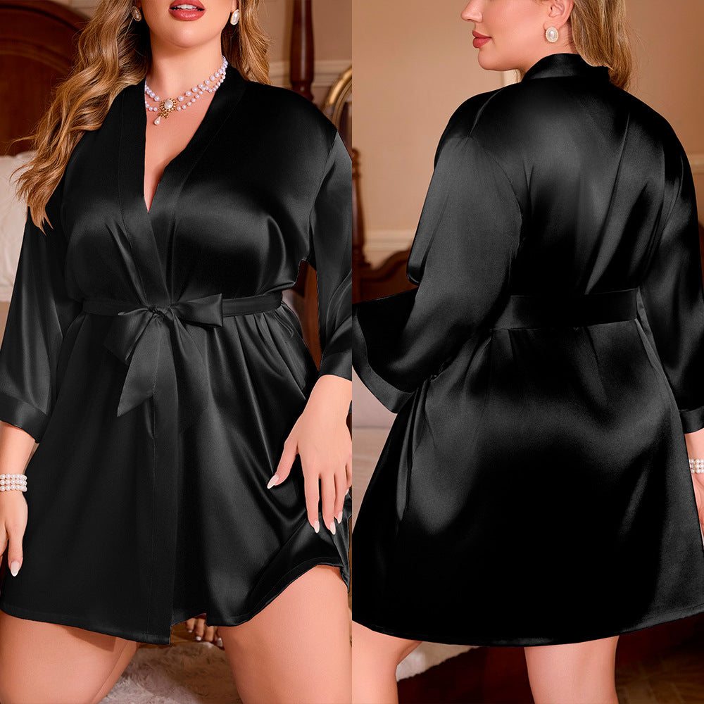 Plus Size Robe Loose And Comfortable