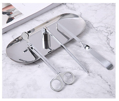 Stainless Steel Candle Extinguisher Tool Set - 4 Piece