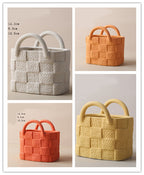 Nordic Morandi Handbag Ceramic Vase - Creative Design