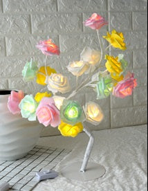 LED Rose Tree Lamp - Small Modeling Table Light