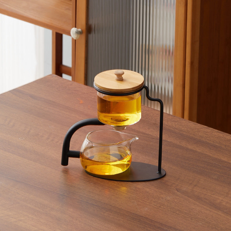 Automatic Glass Tea Set - Magnetic Anti-Scald Teapot