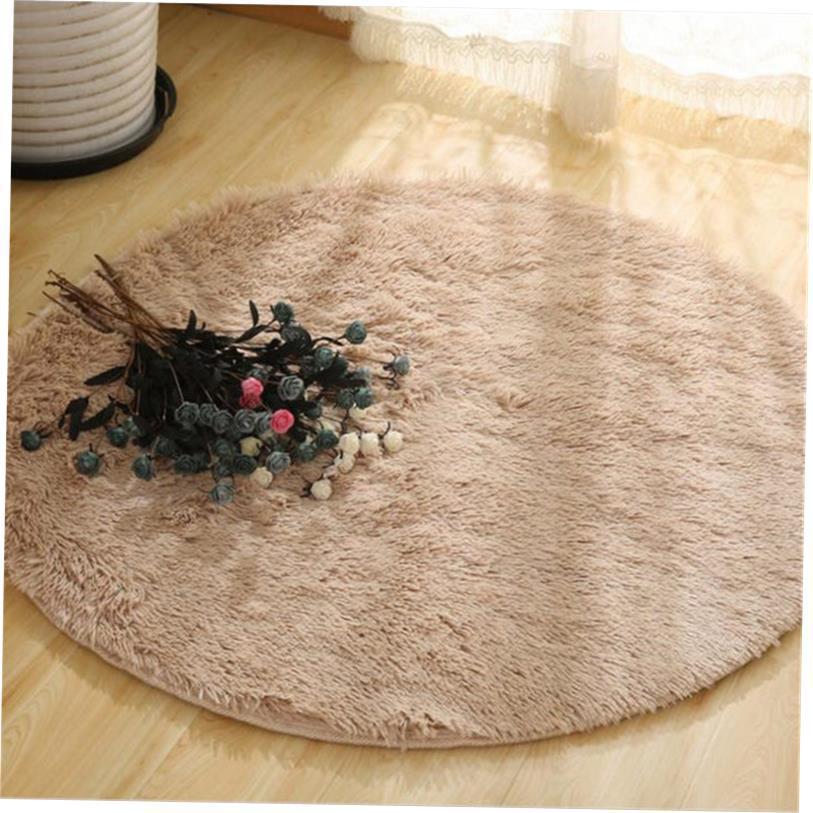 Fluffy Round Rug
