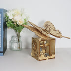 MUSIC PARK 3d Wooden Puzzle Carousel Music Box Handmade Assembly Model Kit Holidays Birthdays Christmas Gifts