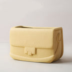 Nordic Morandi Handbag Ceramic Vase - Creative Design