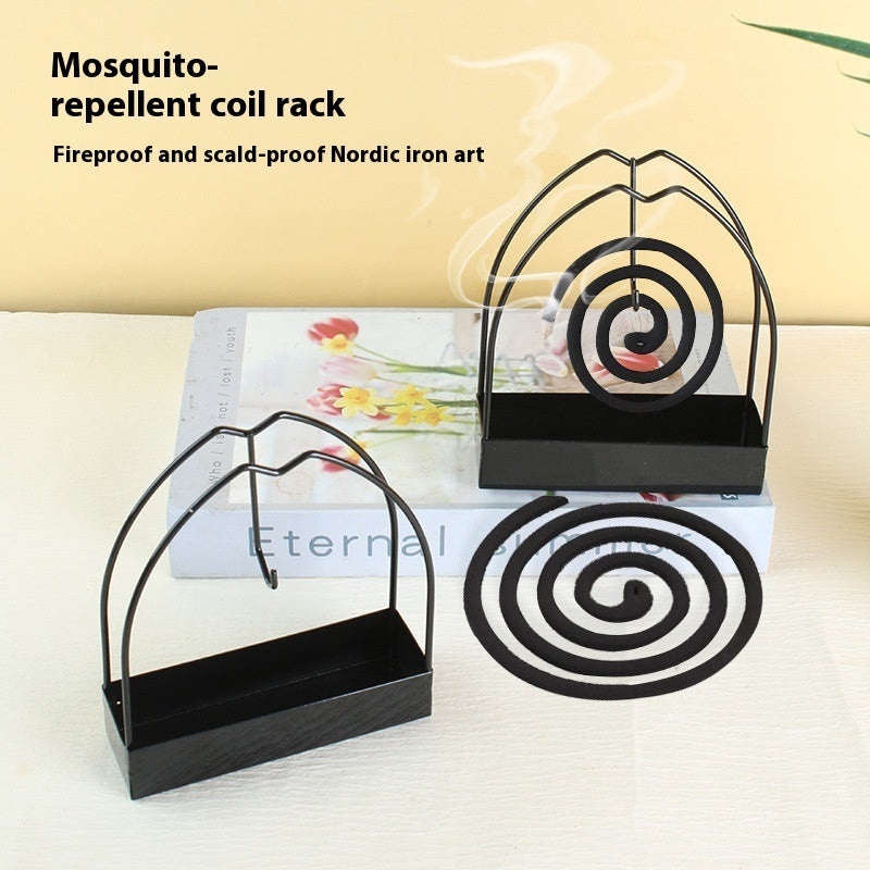 Creative Iron Triangle Incense Holder - Sandalwood Shelf