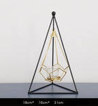 Nordic Iron Candle Holders - Block Candle Stand