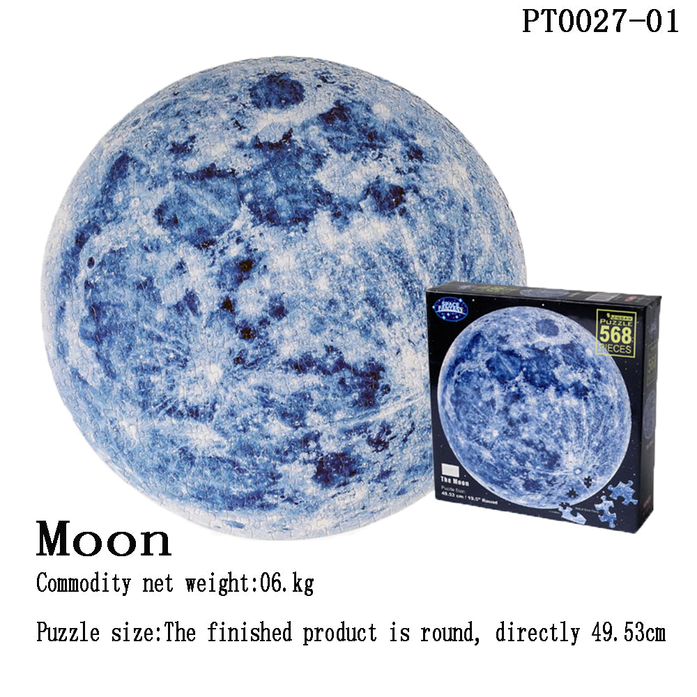 Earth Moon Luminous Puzzle
