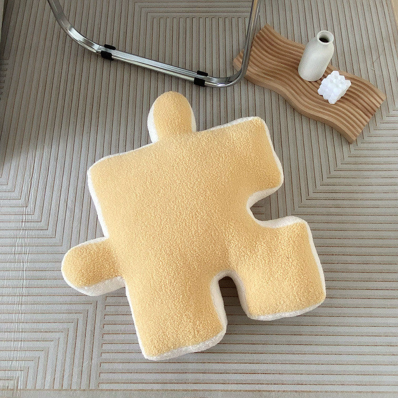 Puzzle-Shaped Pillow