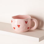 Creative Heart Mug Good-looking Ceramic Household