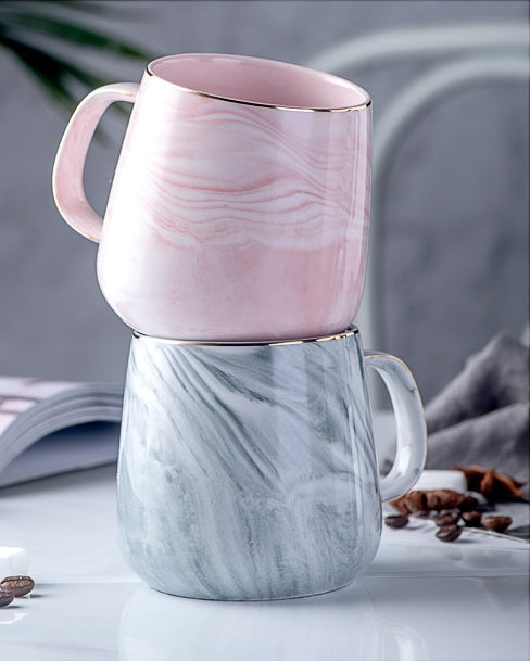 Ceramic Breakfast Mug - Cereal & Coffee Bowl Cup