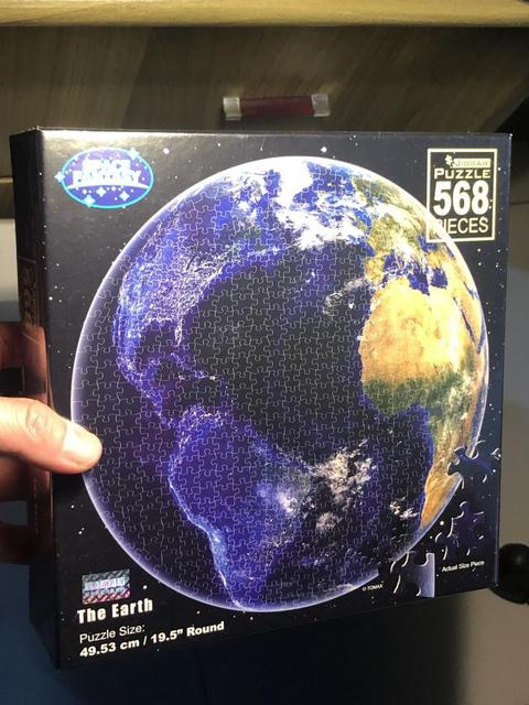 Earth Moon Luminous Puzzle