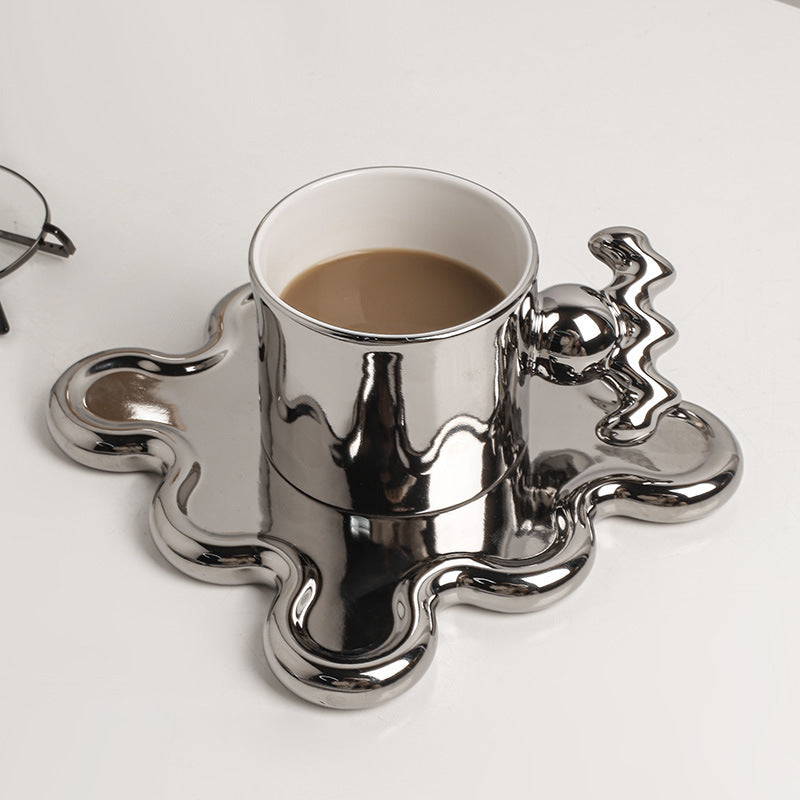 Coffee Cup Couple Mug Frosted Ceramic Mug Gift Box Set