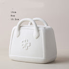Nordic Morandi Handbag Ceramic Vase - Creative Design