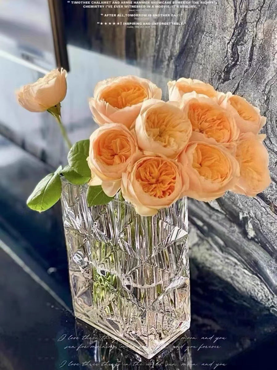 Nordic Light Luxury Crystal Vase - Bakala Home Decor