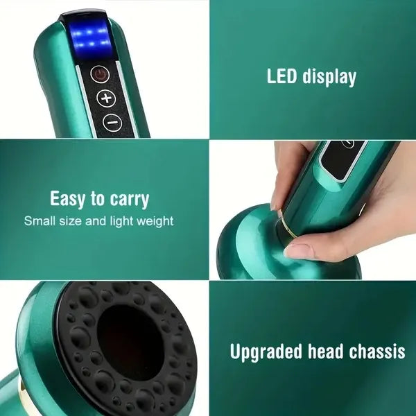 Electric Vacuum Cupping Massager - 12 Level Gua Sha