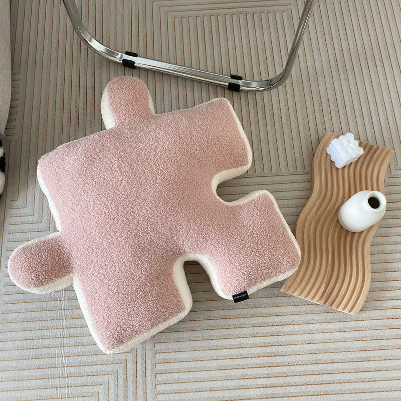 Puzzle-Shaped Pillow