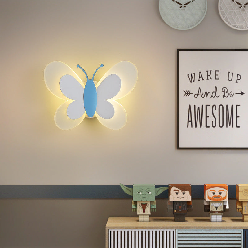 Creative Butterfly Wall Lamp - Boy & Girl Room Light