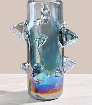 Modern Nordic Colorful Vase - Cylindrical Spiky Flower