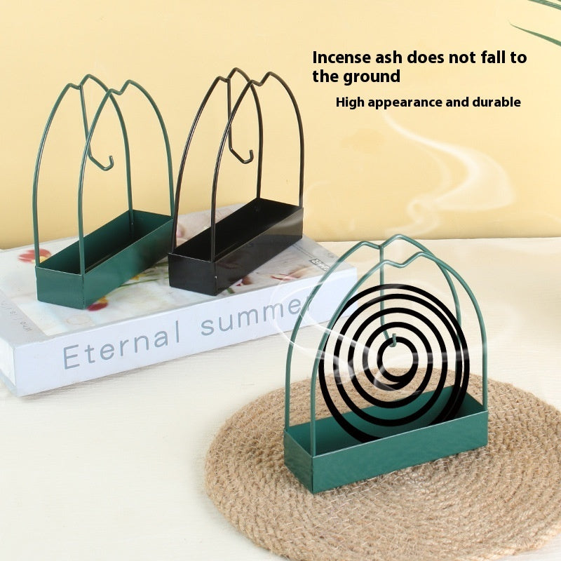 Creative Iron Triangle Incense Holder - Sandalwood Shelf