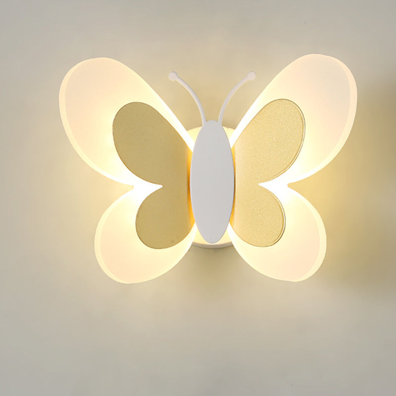 Creative Butterfly Wall Lamp - Boy & Girl Room Light