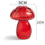 Glass Mushroom Vase - Whimsical Design