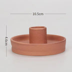 Ceramic Candle Pedestal - Jewelry Storage Tray
