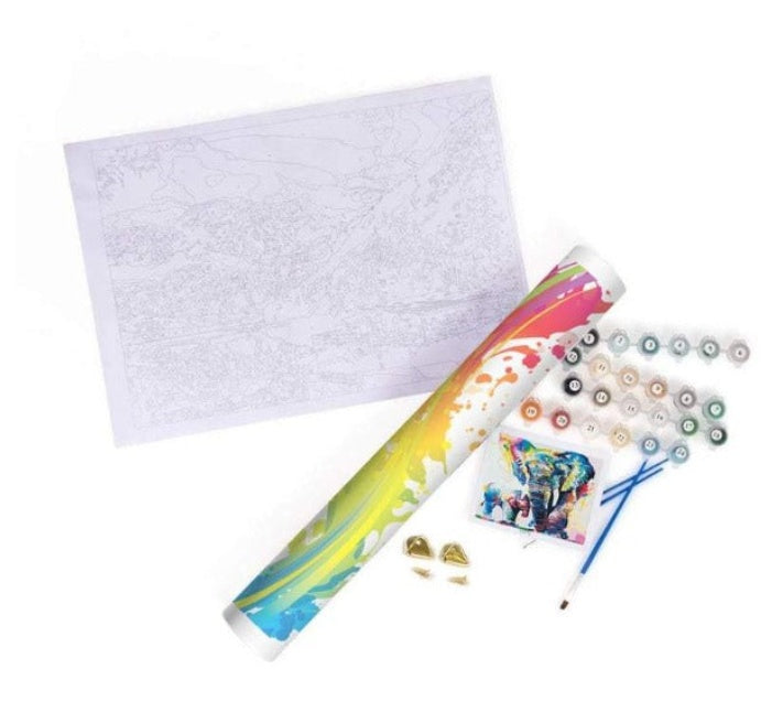 Wine Splash Paint By Number Kit