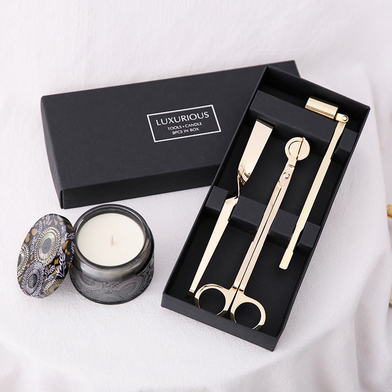 Stainless Steel Candle Extinguisher Tool Set - 4 Piece