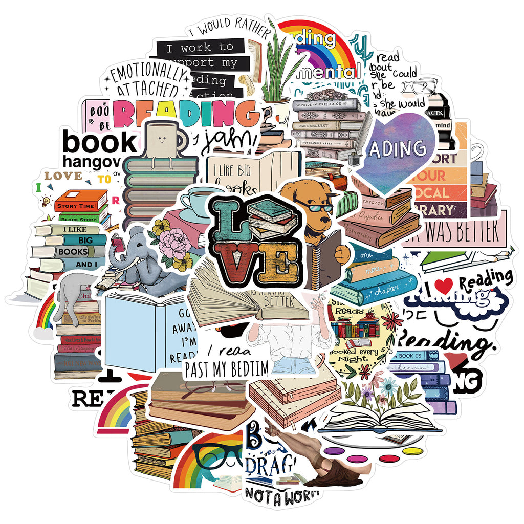 Reading Waterproof Stickers