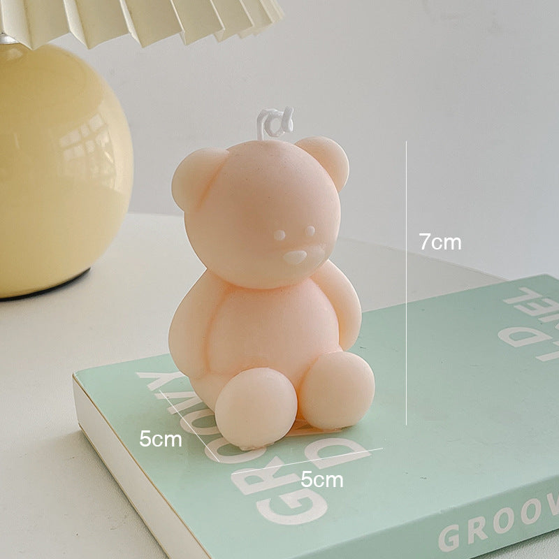 Adorable Bear Candle - Cute Paraffin Decor