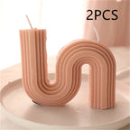 Geometric Artisan Soy Wax Aromatherapy Candles
