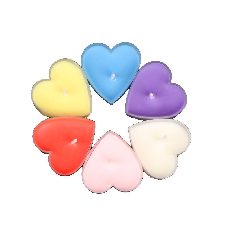 Heart-Shaped Aromatherapy Tealights - Romantic Gift
