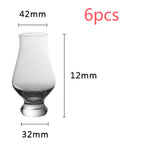 Tulip crystal wine glass