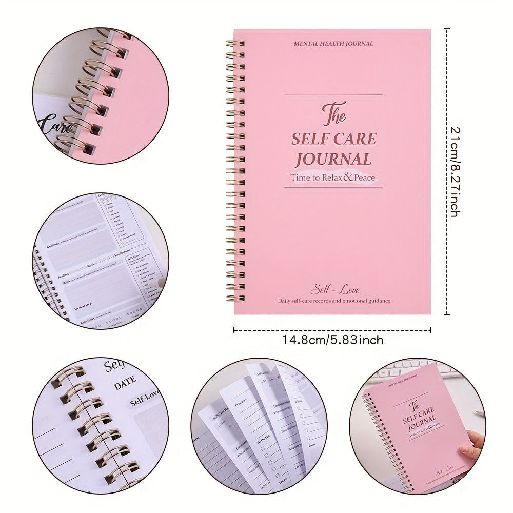 100 Page Self Care And Emotional Well Being Journal