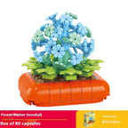 Puzzle Assembling Building Blocks Flower Pot Model Toys