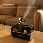 Retro Phonograph Aroma Diffuser - Bluetooth Speaker