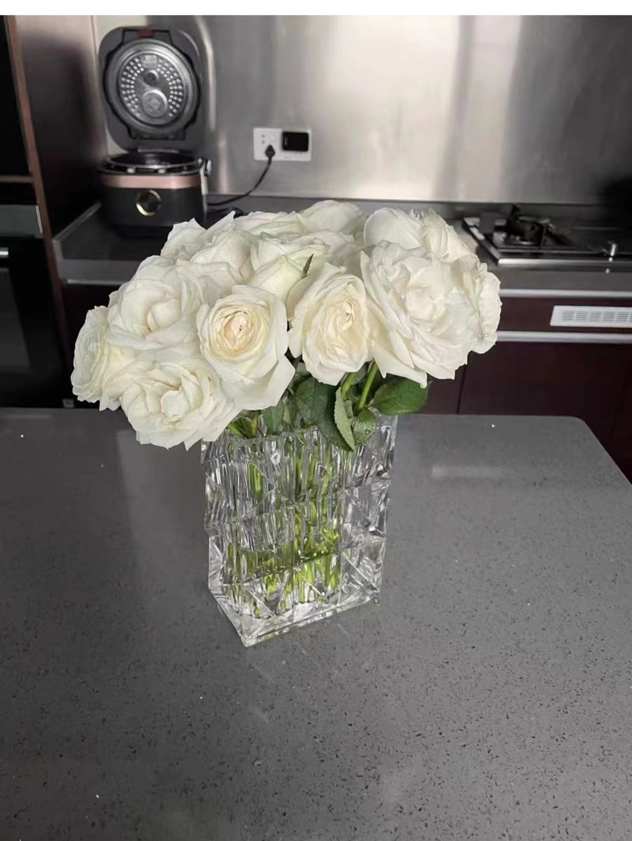 Nordic Light Luxury Crystal Vase - Bakala Home Decor