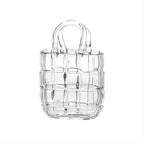 Creative Glass Handbag Vase - Decorative