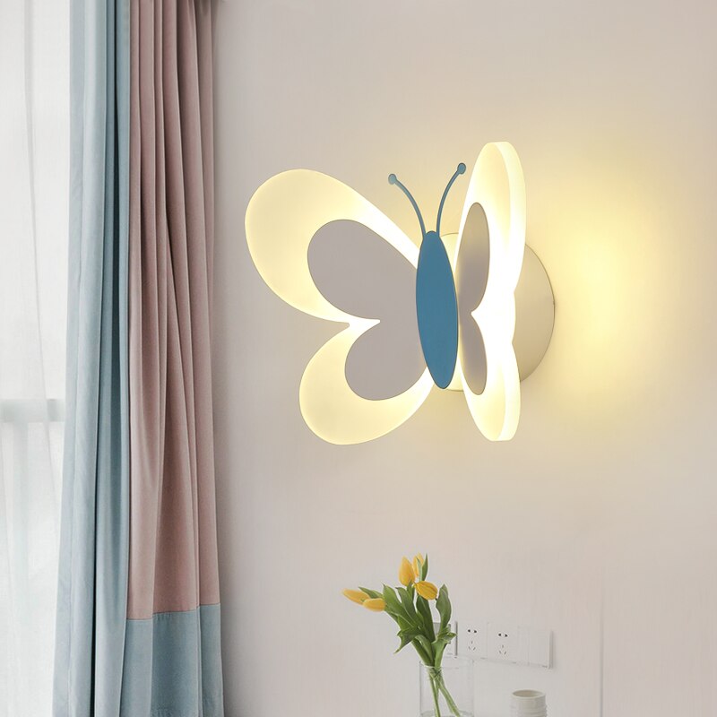 Creative Butterfly Wall Lamp - Boy & Girl Room Light