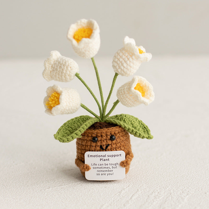Creative Wool Homemade Crocheted Plant Pot
