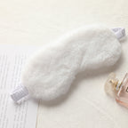 Fur blackout sleep eye mask