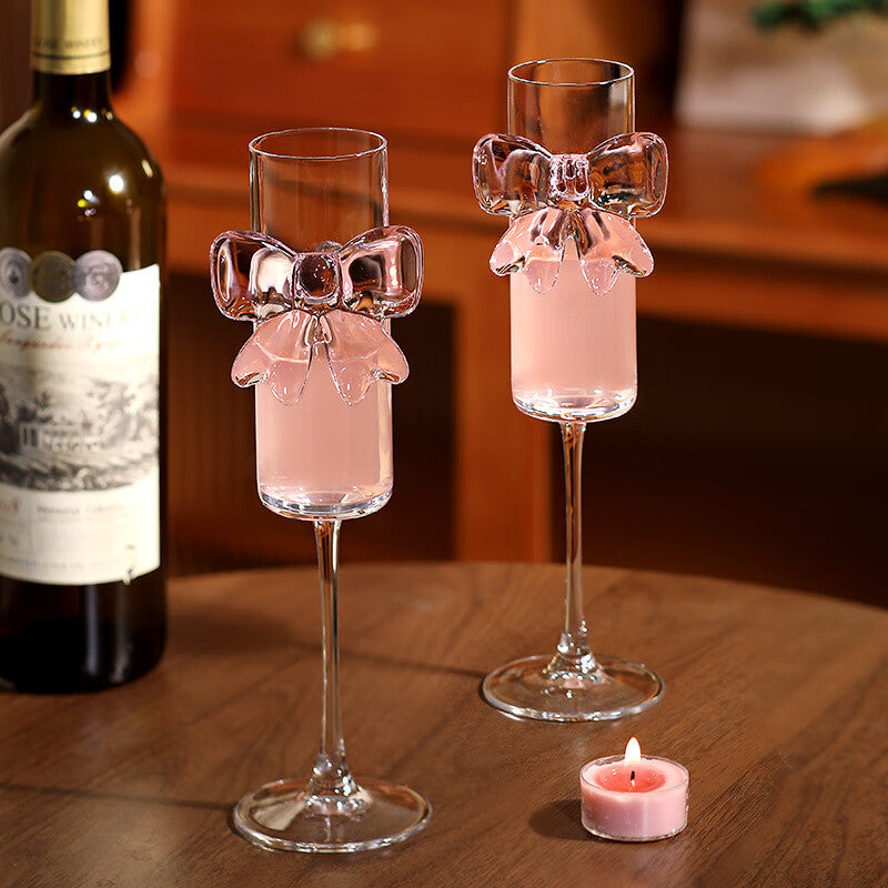 Bowtie High Footed Wine Cup