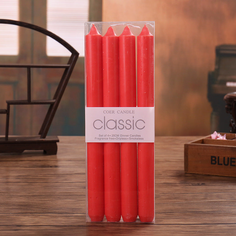 Classic Taper Candles 4-Pack for Home