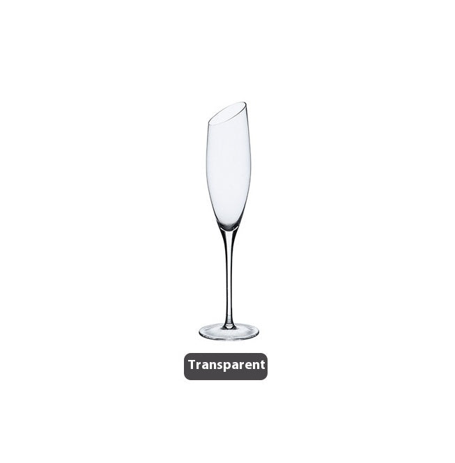 Beveled Big Belly Goblet Crystal Red Wine Electroplated Color Wine Champagne Glass
