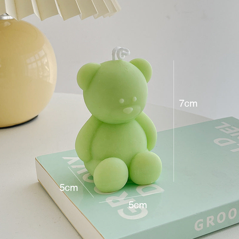 Adorable Bear Candle - Cute Paraffin Decor