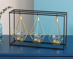 Nordic Iron Candle Holders - Block Candle Stand