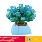 Puzzle Assembling Building Blocks Flower Pot Model Toys