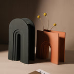 Nordic Geometric Art Vase - Modern Design