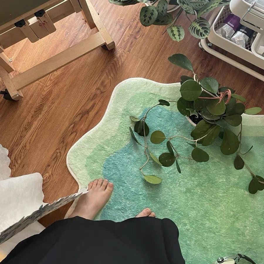 Gradual Wave Edge Floor Mat